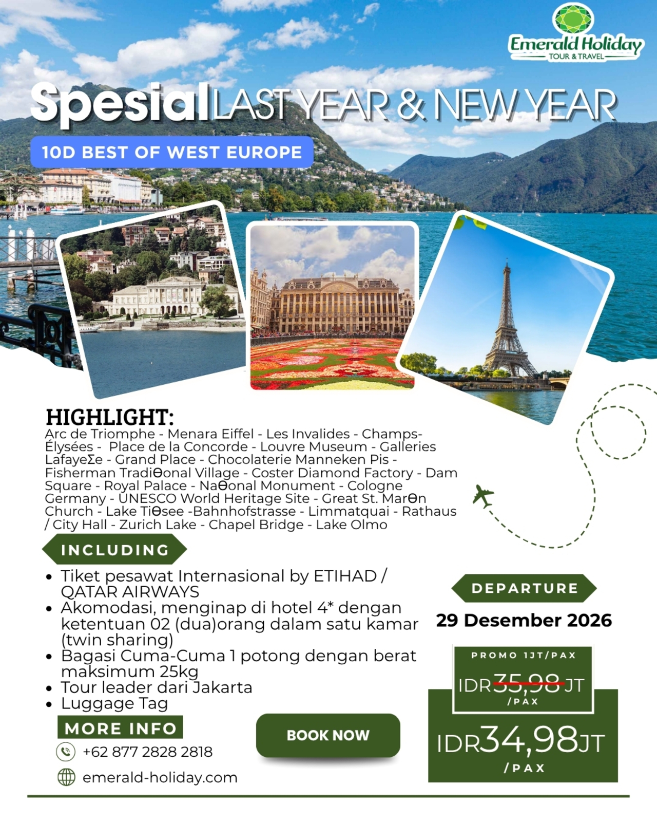 10D BEST OF WEST EUROPE 29 DES 26